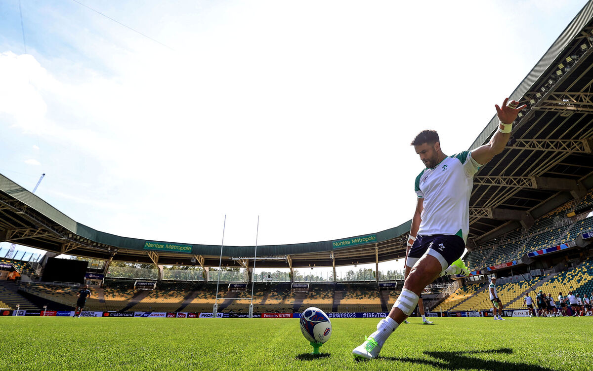 Ireland Rugby Captain’s Run, Stade de la Beaujoire, Nantes, France 15/9/2023 Ireland Rugby Captain’s Run, Stade de la Beaujoire, Nantes, France 15/9/2023