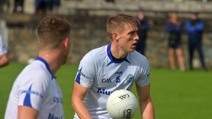 <p> 3-10-2021: Templenoe V Spa: Killian Spillane on the ball for Templenoe in the Templenoe V Spa Senior Club Championship Group 2 /Round 3 in SPA, Killarney on Sunday.</p>