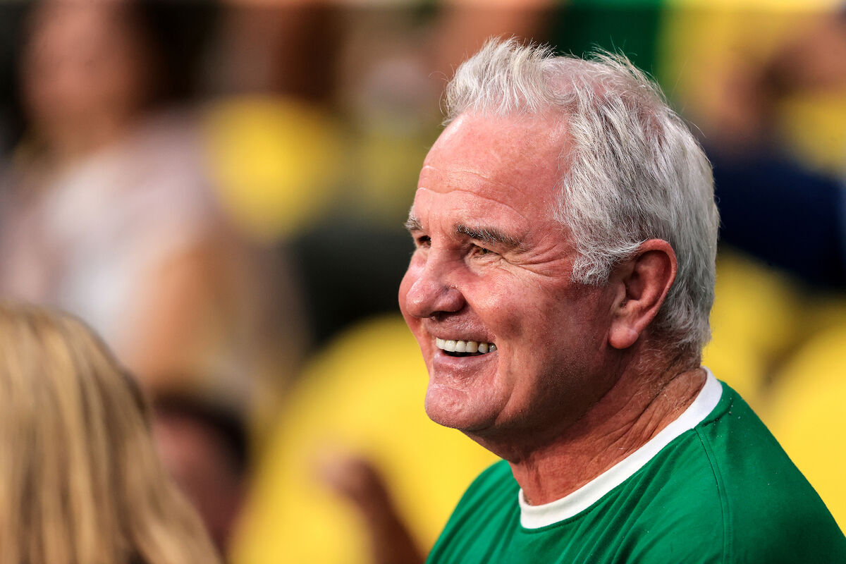 AUDIENCE WITH THE POPE: Brent Pope is in th crowd. Picture: INPHO/Dan Sheridan