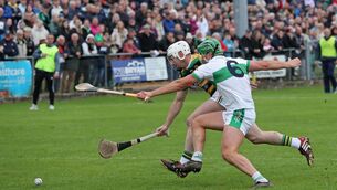 <p> Darren Browne, Kanturk, Patrick Horgan, Glen Rovers in the County Premier Senior Hurling Championship Relegation Playoff at Fermoy </p>