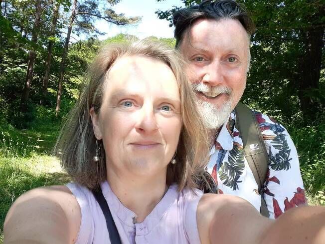 Vicky Janssens and Garret Ahern.