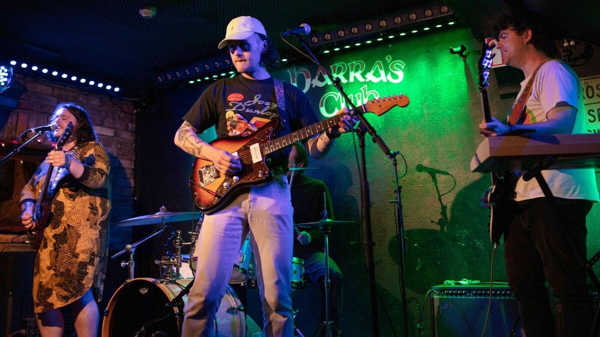 Belfast band Junk Drawer at De Barra's. Picture: Bríd O'Donovan Belfast band Junk Drawer at De Barra's. Picture: Bríd O'Donovan