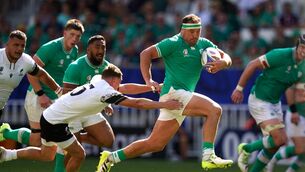 <p>Rob Herring has scored tries in each of Ireland’s World Cup matches in France (David Davies/PA)</p>