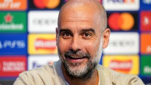 <p>Pep Guardiola wants Manchester City to back up last season’s Champions League success (Martin Rickett/PA)</p>