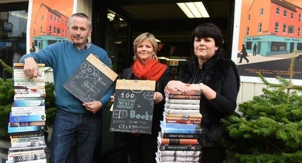 William Geoghegan, Bríd Hughes, and Dara Brady mark the centenary. Picture: Larry Cummins William Geoghegan, Bríd Hughes, and Dara Brady mark the centenary. Picture: Larry Cummins