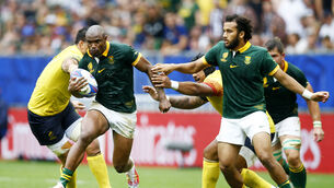 <p>INNOVATE: Jacques Nienaber and Rassie Erasmus are not afraid to innovate or buck the trend. Pic: ©INPHO/SteveHaagSports/Steve Haag</p>
