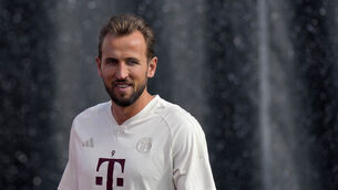 Harry Kane is set to line up against Manchester United on Wednesday night (Matthias Schrader/AP)