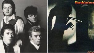 <p>The Radiators' lineup for the Ghostown album: from top left, Mark Megaray, Pete Holidai, Philip Chevron, Jimmy Crashe. </p>