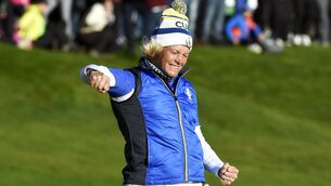 <p>HELLO EUROPE: 2023 captain Suzann Pettersen, who holed the winning putt in 2019, believes Europe’s Solheim Cup team is the strongest ever (Ian Rutherford/PA)</p>