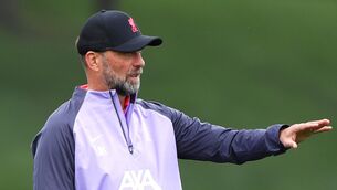 <p>ROAD TO DUBLIN: Jurgen Klopp’s side are in Europe’s second-tier competition (Tim Markland/PA)</p>