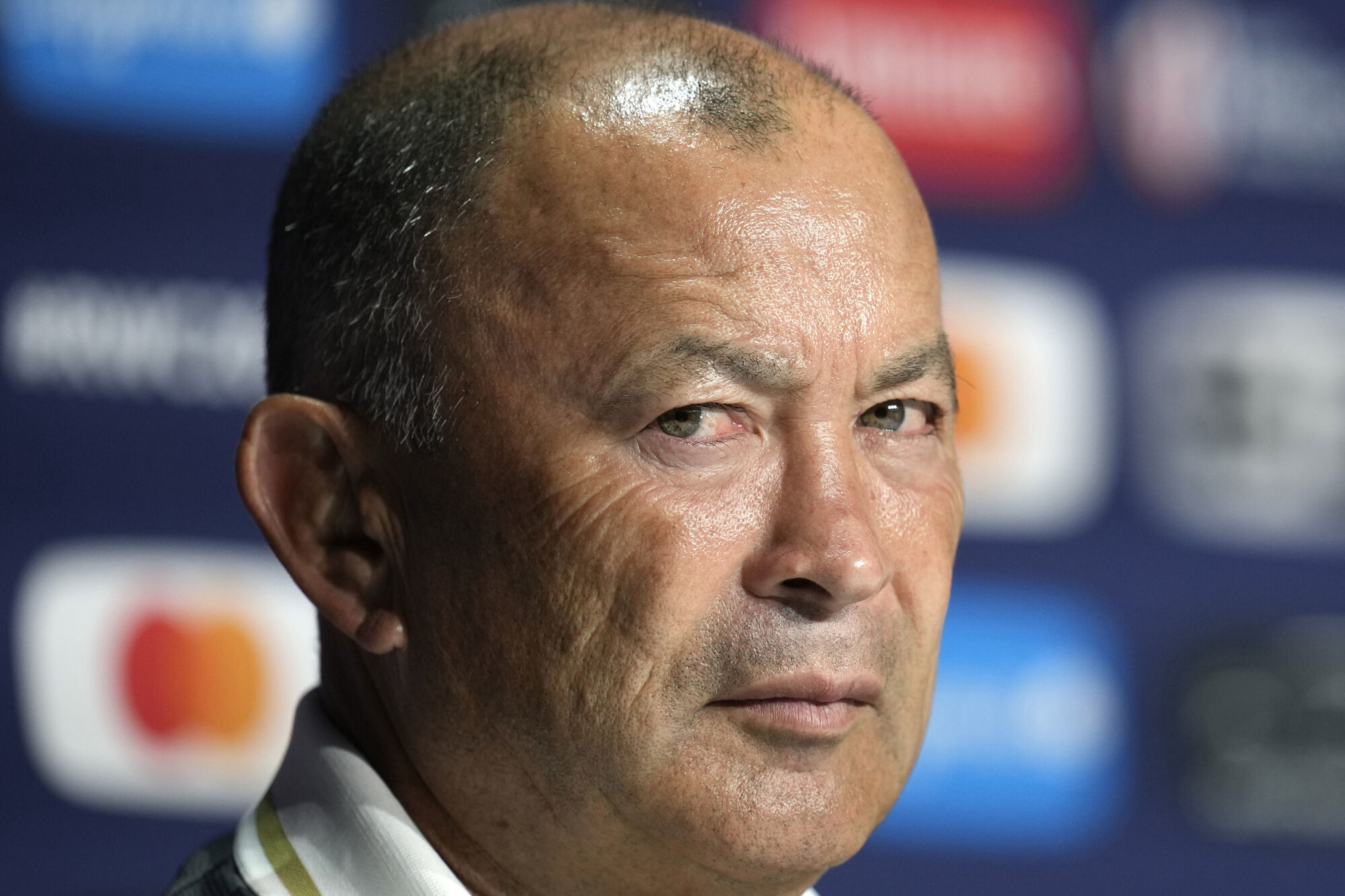 CRUNCH TIME: Australia head coach Eddie Jones. Pic: AP Photo/Christophe Ena