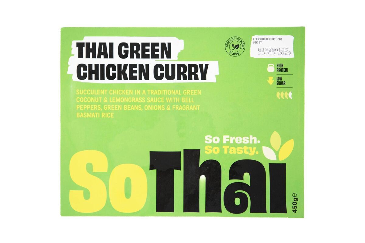 Thai Green Chicken Curry 450g €4. Picture: Arna Crowley Thai Green Chicken Curry 450g €4. Picture: Arna Crowley