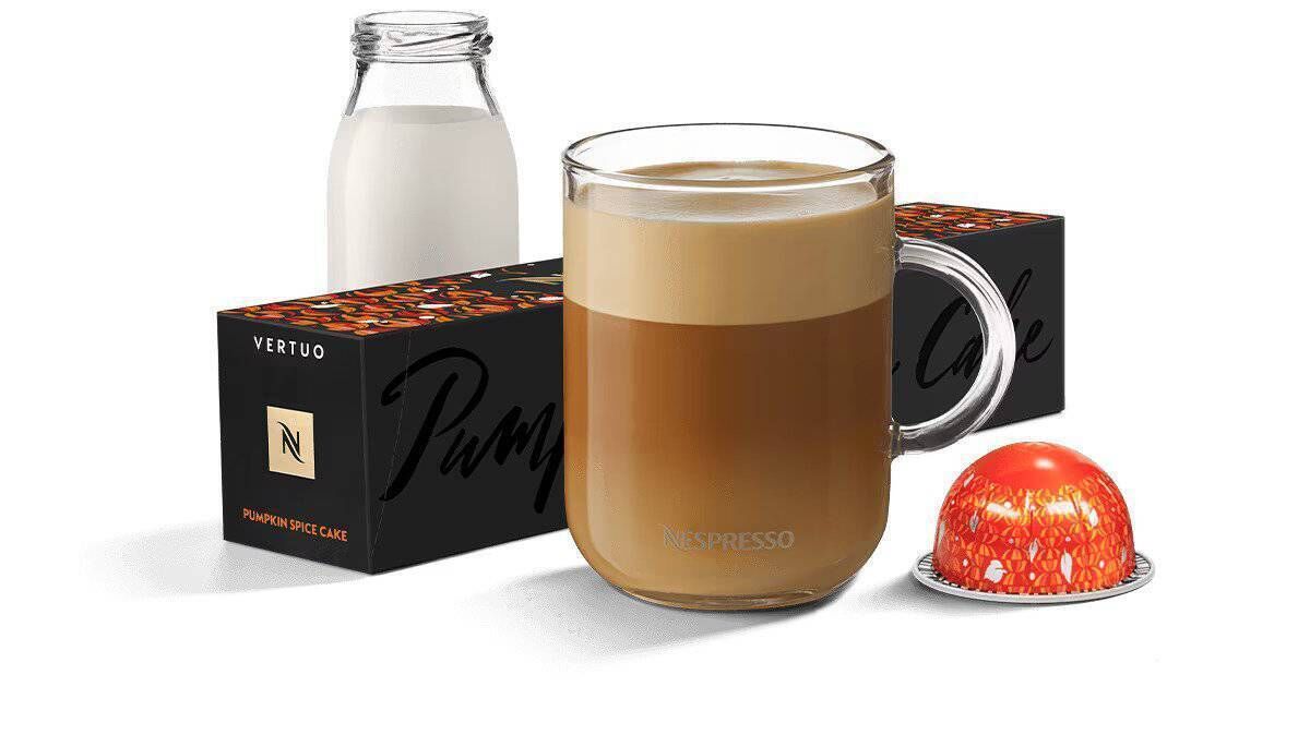 Nespresso have a new Pumpkin Spice Cake range