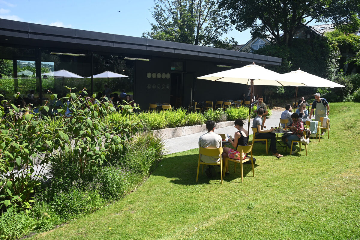 Good Day Deli in the gardens of the former convent