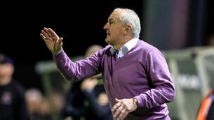 <p>PURPLE PATCH: Galway United Manager John Caulfield. Pic: INPHO/Evan Treacy</p>