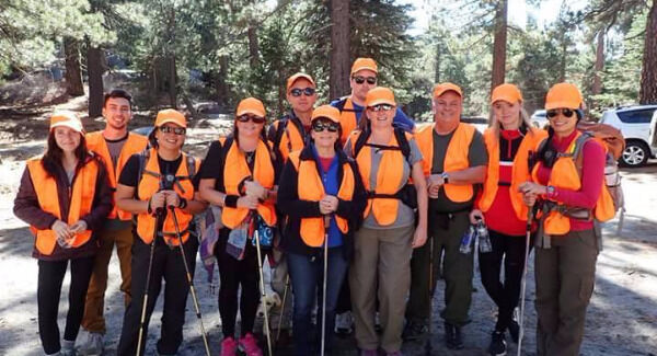 The group of volunteer searchers who will join a massive search for David this weekend.
