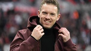 <p>BUNDESTRAINER: New German head coach Julian Nagelsmann. Picture: INA FASSBENDER / AFP)</p>
