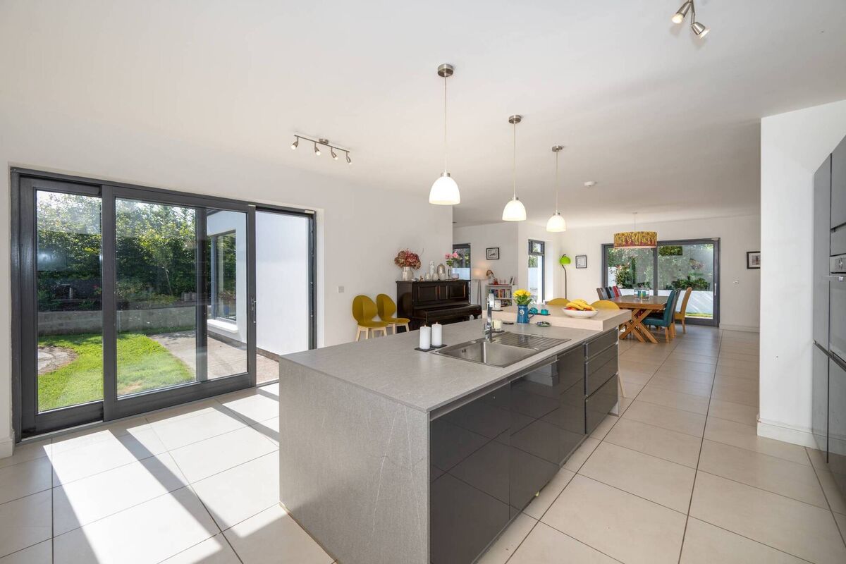 Open plan kitchen