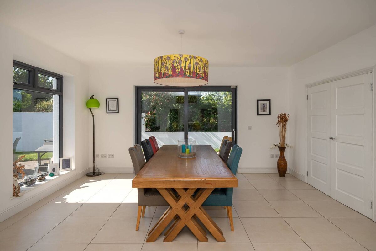 Open plan dining area