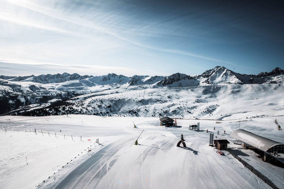 Grandvalira ski resort in the Pyrenees Grandvalira ski resort in the Pyrenees
