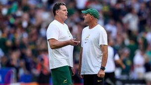 <p>PERFECT COMBO: South Africa Director Of Rugby Rassie Erasmus and South Africa Head Coach Jacques Nienaber. Pic: ©INPHO/James Crombie</p>