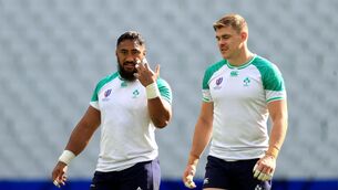 <p>Ireland Rugby Captain's Run, Stade de France, Saint-Denis, France 22/9/2023</p>
