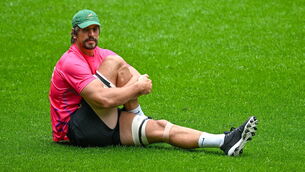 <p>KEY MAN: Eben Etzebeth during the South Africa rugby squad captain's run at the Stade de France in Saint Denis. Picture: Brendan Moran/Sportsfile</p>