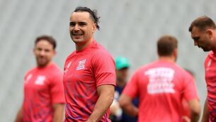<p>FULLY FOCUSED: James Lowe during Ireland's captain's run at the Stade de France. Pic: INPHO/Dan Sheridan</p>