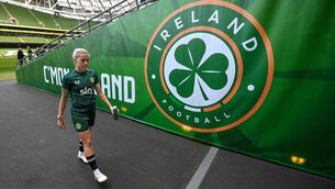 <p>NEW ERA: Denise O'Sullivan during a Republic of Ireland women training session at the Aviva Stadium in Dublin. Pic: Stephen McCarthy/Sportsfile</p>