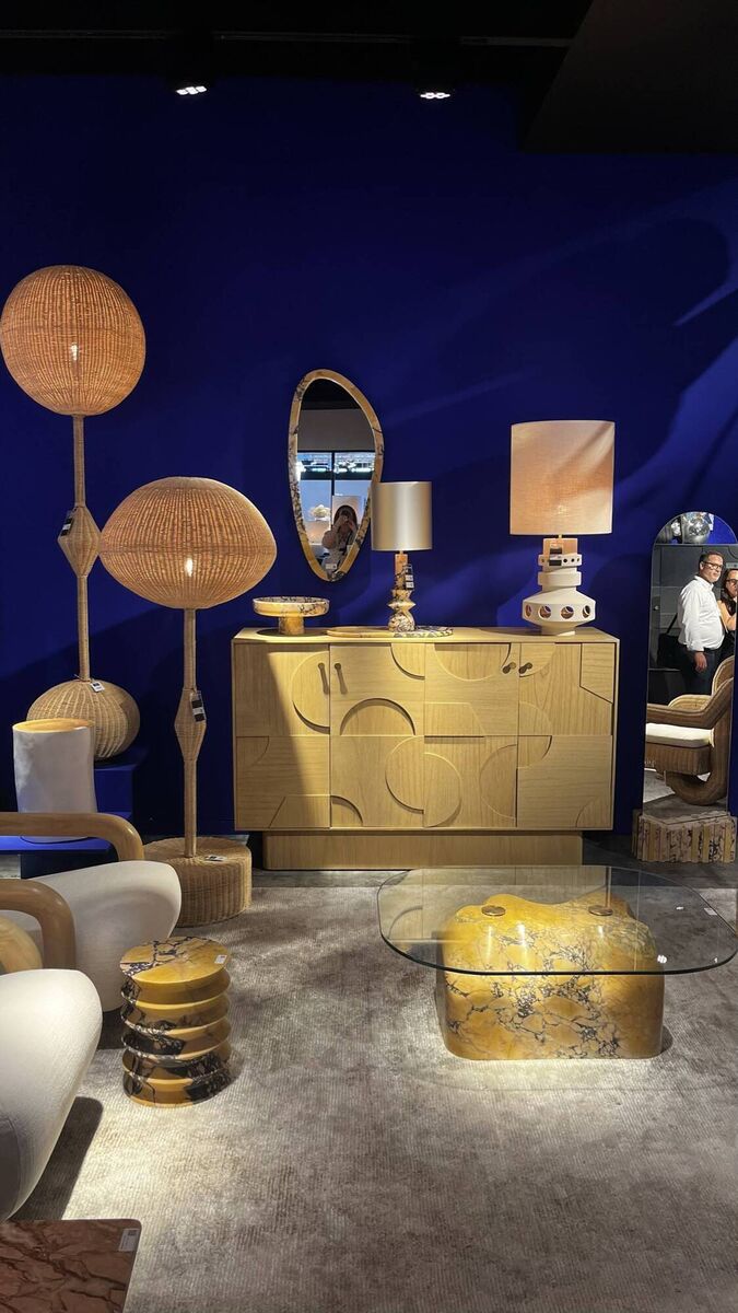 Organic materials and textures paired with bold colour at Versmisen. Organic materials and textures paired with bold colour at Versmisen.