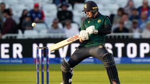 <p>YOUNG AND RESTLESS: Ireland's Craig Young batting during the second Metro Bank One Day International match at Trent Bridge, Nottingham. Pic: Tim Goode/PA Wire.</p>