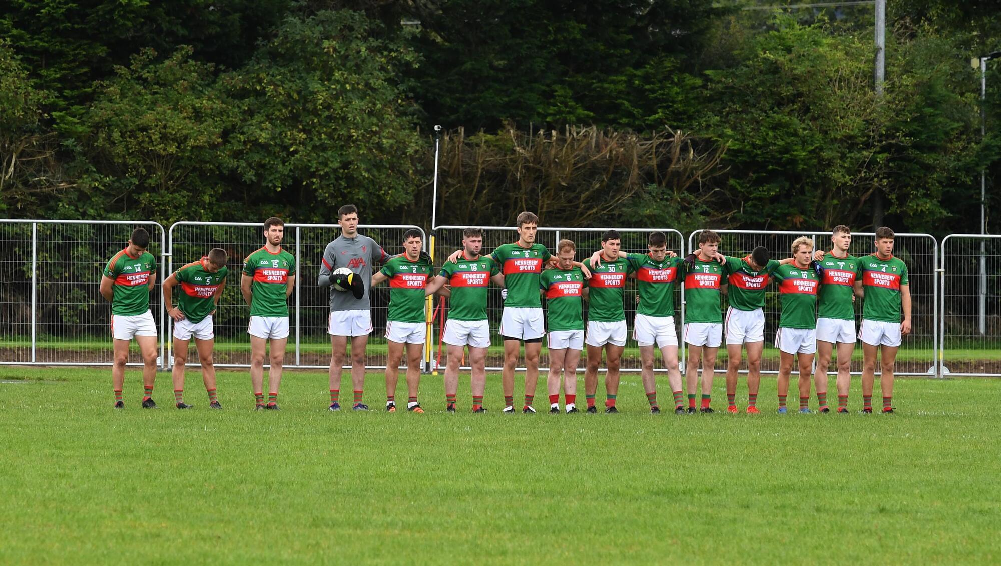 GOAL-HUNGRY: The Mid Kerry team line up. File pic: Don MacMonagle