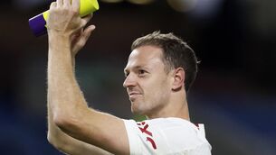 <p>OLD DOG: Manchester United's Jonny Evans applauds supporters following the Premier League match at Turf Moor. Pic: Richard Sellers/PA Wire.</p>