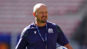 <p>Gregor Townsend’s Scotland know what they have to do to reach the quarter-finals (Adam Davy/PA)</p>