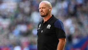 <p>UNDAUNTED: Scotland's head coach Gregor Townsend says his sides match against Ireland is a straightforward shootout. Pic: INPHO/Craig Watson</p>