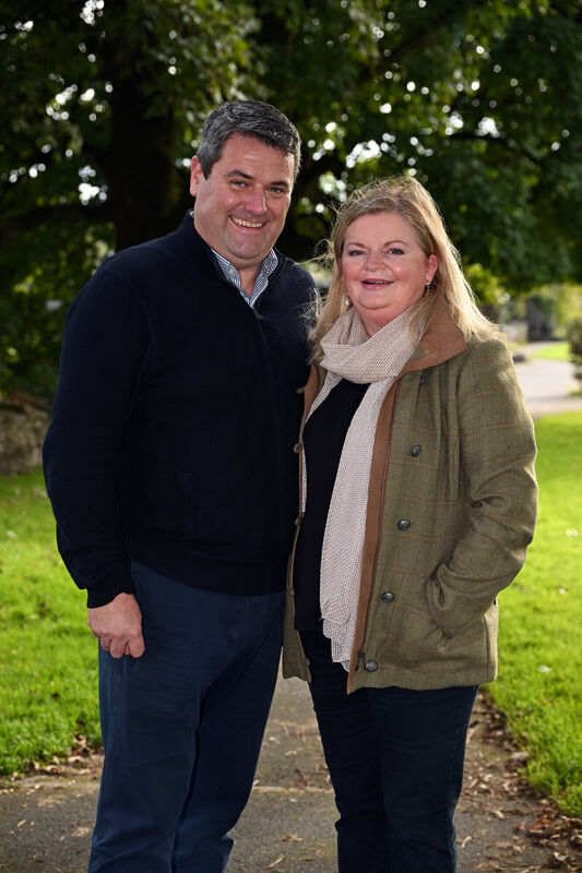Mike McDonagh with his wife Stephanie near their home in Athenry Mike McDonagh with his wife Stephanie near their home in Athenry