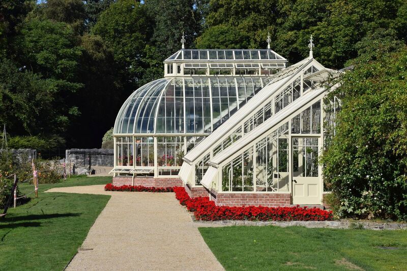 Ardgillan glasshouse, courtesy of Fingal County Council.
