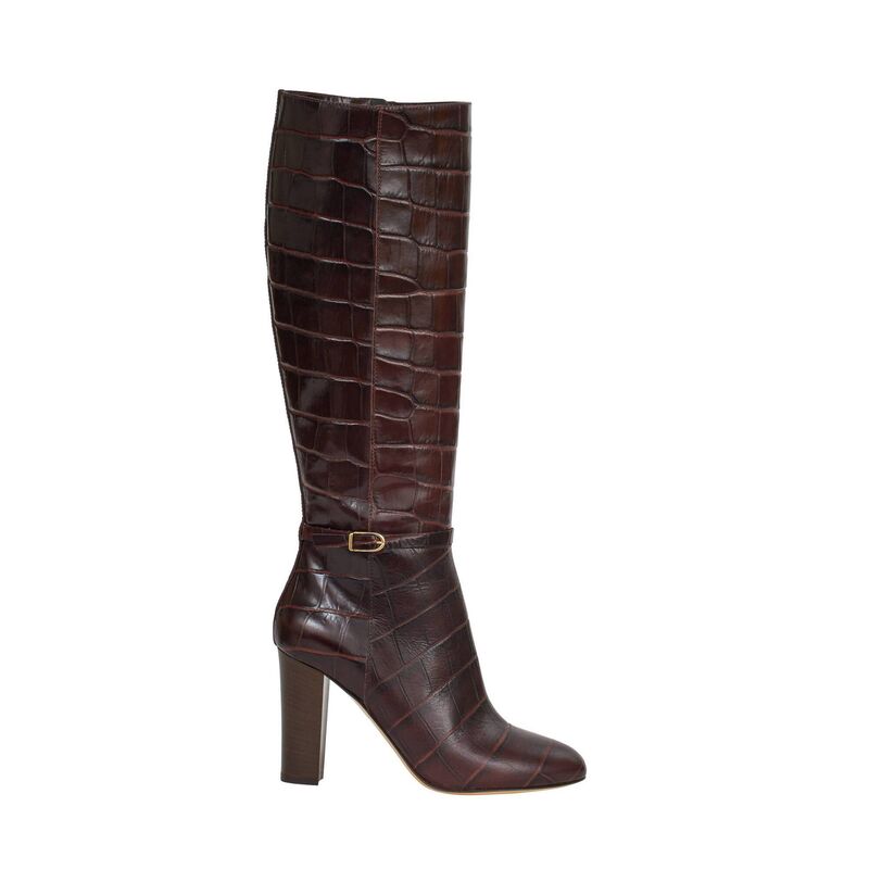 Croc knee high boots, €504, LK Bennett at Kildare Village Croc knee high boots, €504, LK Bennett at Kildare Village