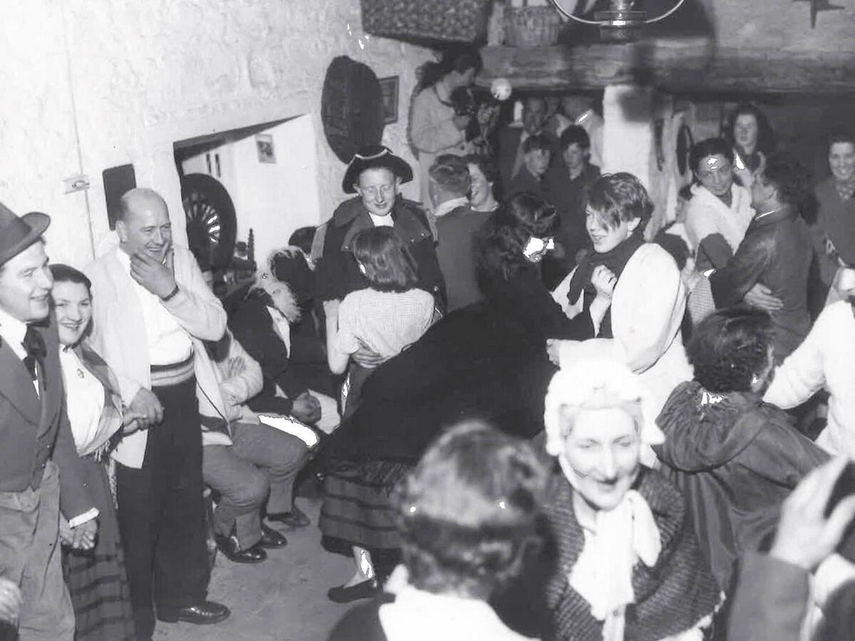 A young Garech Browne dancing at a party at Luggala. A young Garech Browne dancing at a party at Luggala.