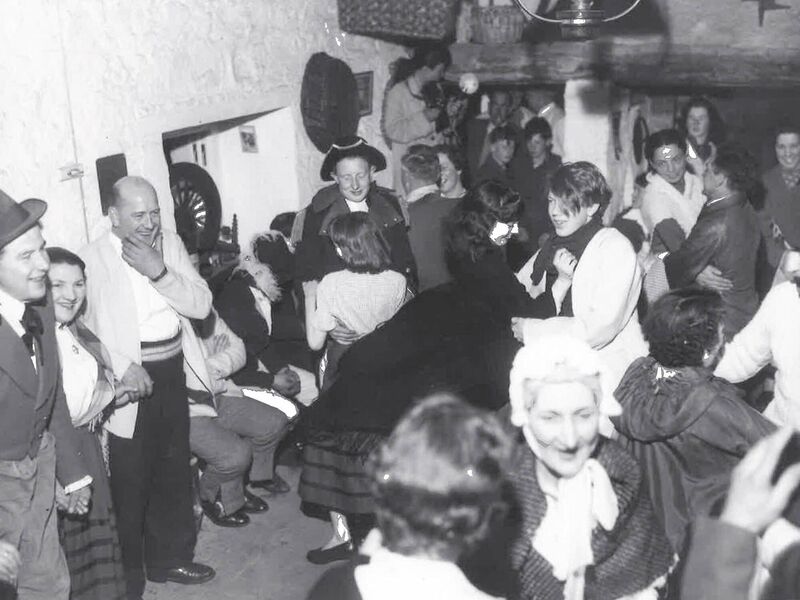 A young Garech Browne dancing at a party at Luggala. A young Garech Browne dancing at a party at Luggala.