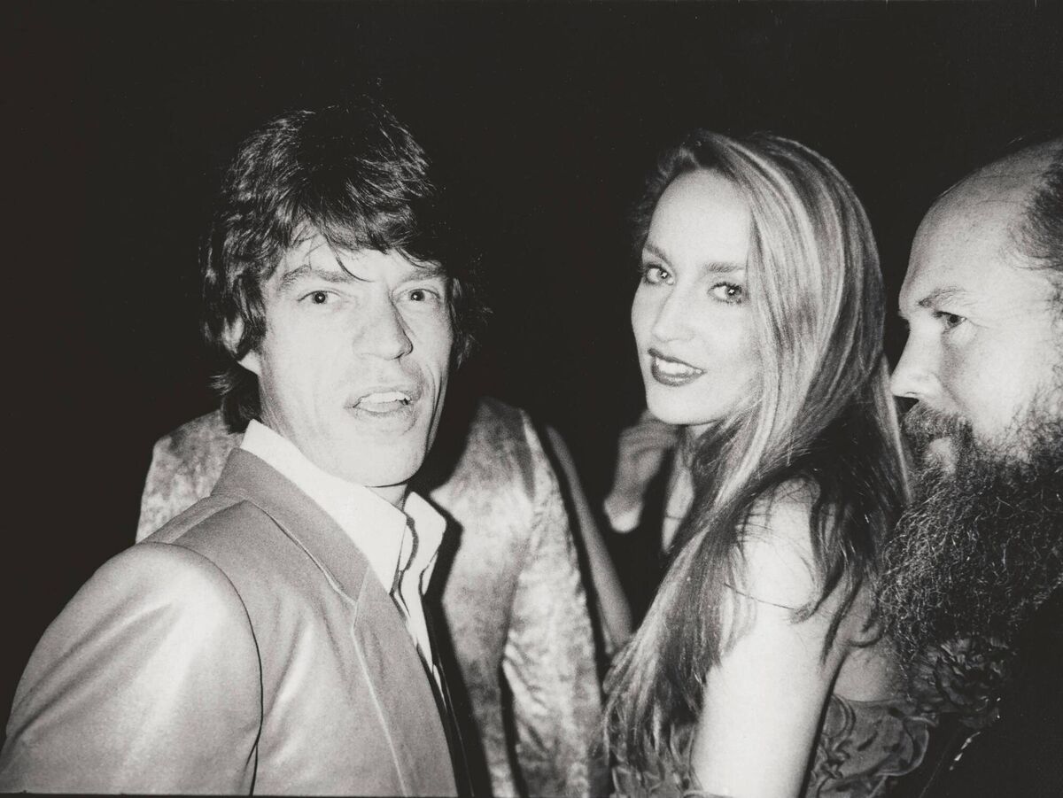 Garech Browne, on right, with Mick Jagger and Jerry Hall at the Red Ball in Paris, in 1980. Garech Browne, on right, with Mick Jagger and Jerry Hall at the Red Ball in Paris, in 1980.