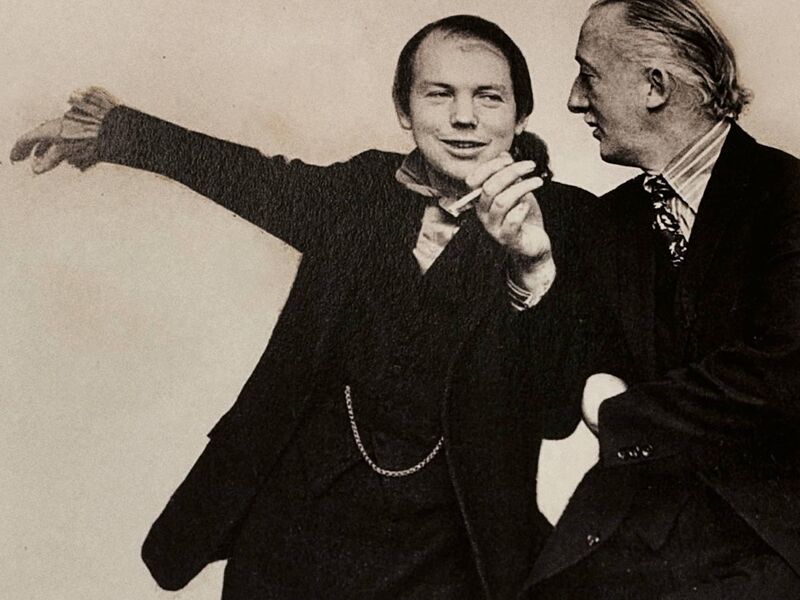 Garech Browne and Seán Ó Riada. Garech Browne and Seán Ó Riada.