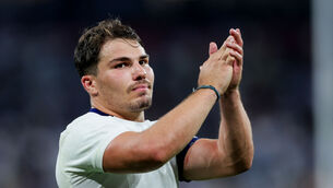 <p>BIG, BIG MISS: France’s Antoine Dupont. Pic: ©INPHO/Laszlo Geczo</p>