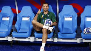 <p>South Africa’s Handre Pollard </p>