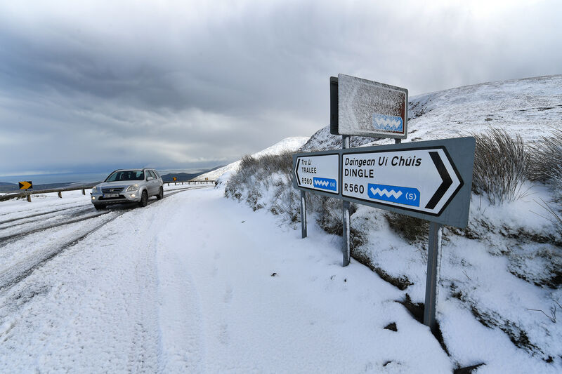 The Connor Pass is Ireland's tallest mountain pass The Connor Pass is Ireland's tallest mountain pass