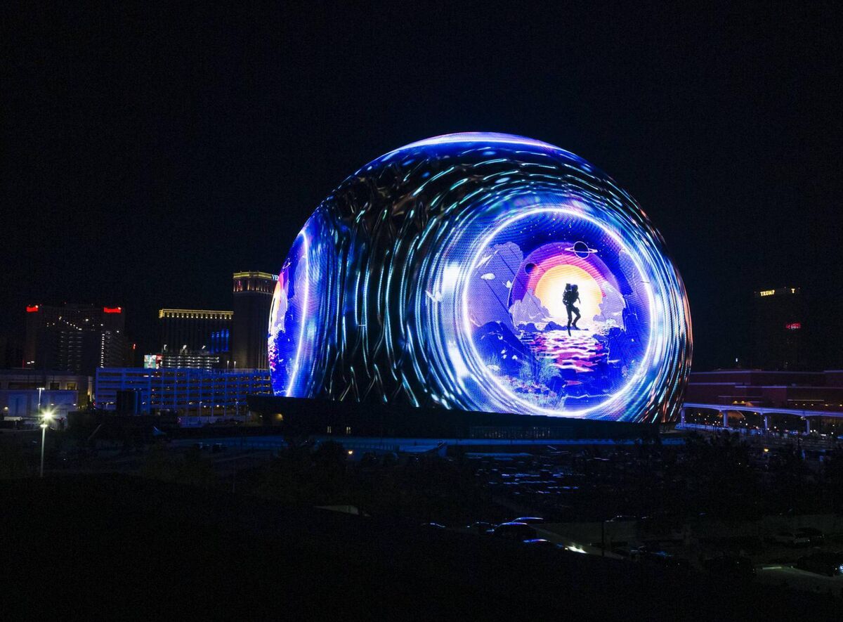 Sphere in Las Vegas offers incredible sound quality and visuals. (Photo by Greg Doherty/Getty Images) Sphere in Las Vegas offers incredible sound quality and visuals. (Photo by Greg Doherty/Getty Images)
