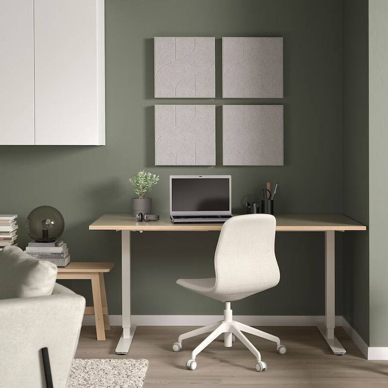 Soundproofing from Ikea. Soundproofing from Ikea.