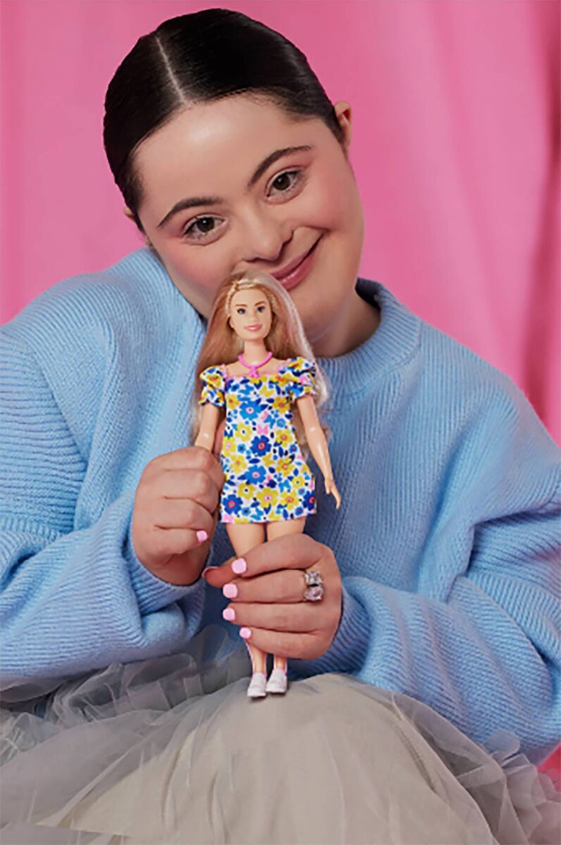 Ellie says she feels “privileged” to have been chosen to help launch a doll that other children with Down syndrome can relate to, and to help other children learn more about Down syndrome. 