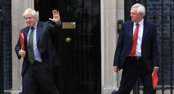 Boris Johnson and David Davis Boris Johnson and David Davis
