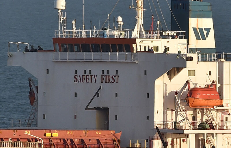 Military and intelligence services are investigating whether the MV Matthew was the central supplying point to move cocaine to European gangs from cartels in Colombia. Picture: Dan Linehan